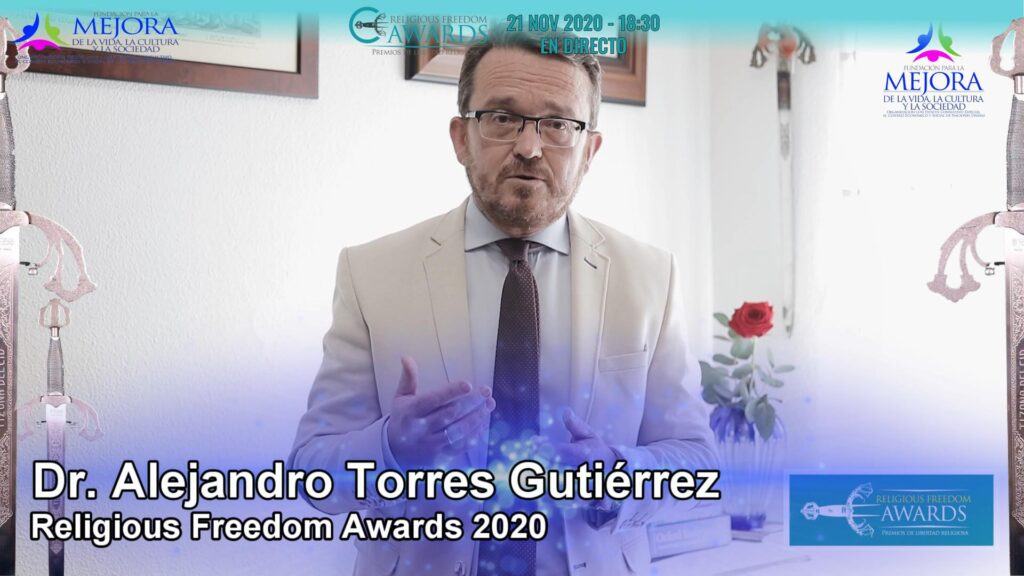 Prof. Dr. Alejandro Torres - Religious Freedom Awards 2020