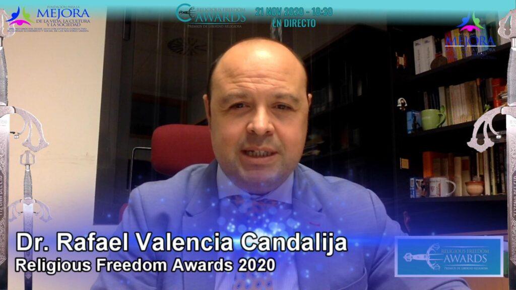 Prof. Dr. Rafael Valencia - Religious Freedom Awards 2020